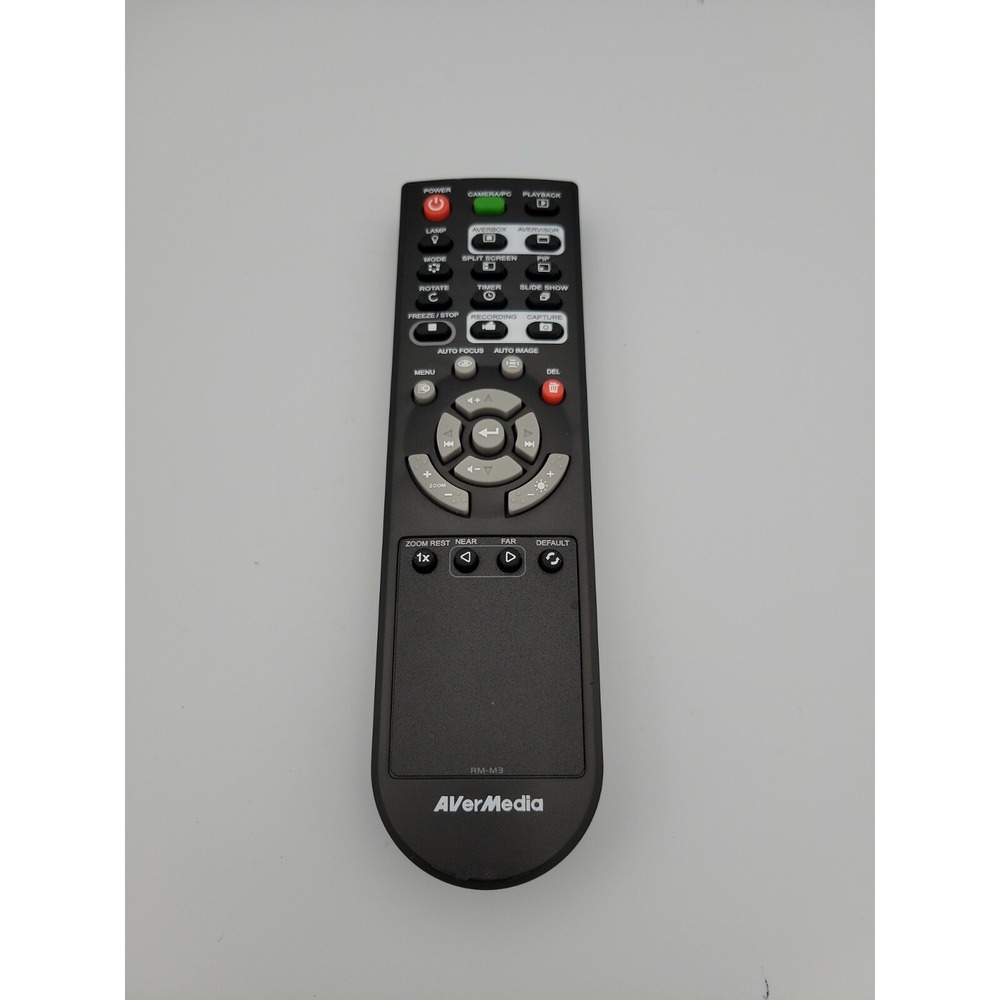 AVerMedia RM-M3 Projector Remote Control Black Tested Replacement Controller